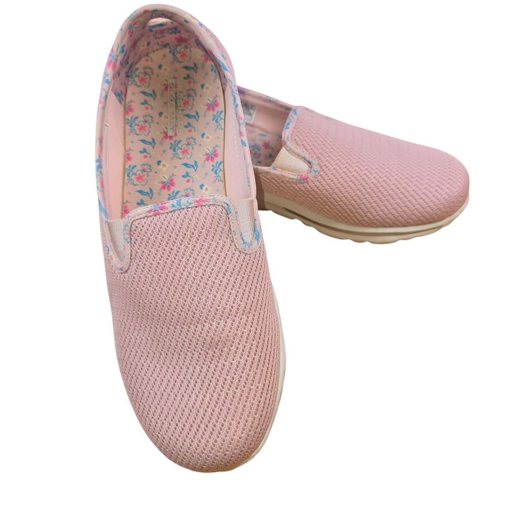 Skechers GoWalk Ultra Go Goga Mat Womens Size 11 Light Pink Slipon Sneakers
